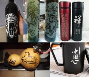 昆明安宁酒瓶葫芦工艺品激光雕刻机